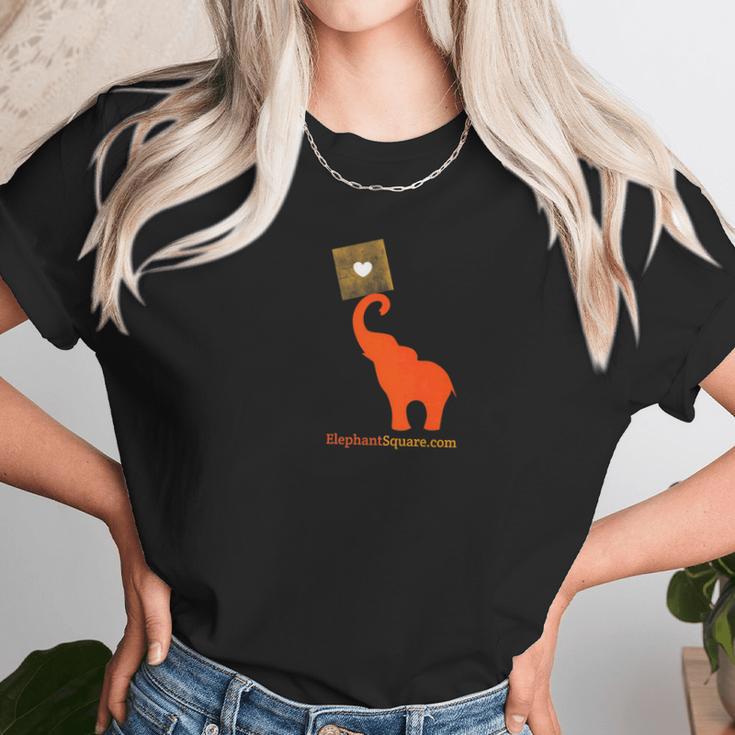 Elephant Square Fine Art Gallery Logo Tee Unisex T-Shirt Gifts for Her