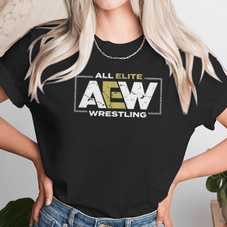 All Elite Aew Wrestling Aew LogoShirt Unisex T-Shirt Gifts for Her