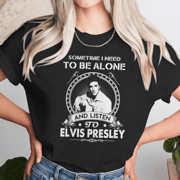 Elvis Presley Alonelisten Unisex T-Shirt Gifts for Her