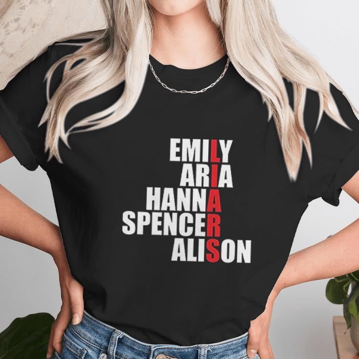 Emily Aria Hanna Spencer Alison Unisex T-Shirt Gifts for Her