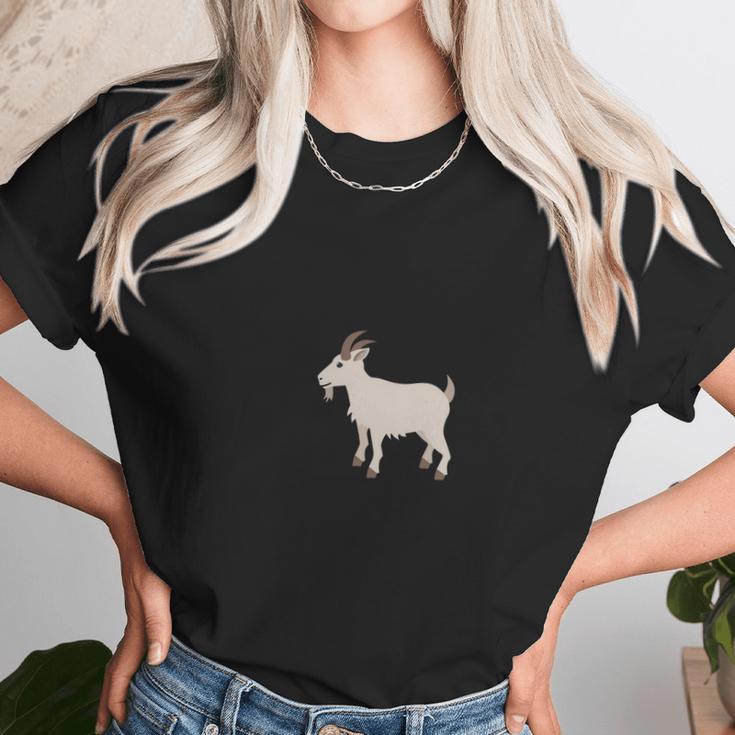 Emoji T-Shirt Goat Emoticon Farm Animal Unisex T-Shirt Gifts for Her