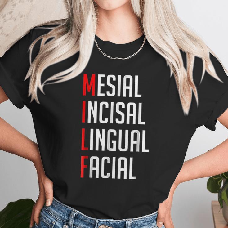 F Mesial Incisal Lingual Facial Unisex T-Shirt Gifts for Her