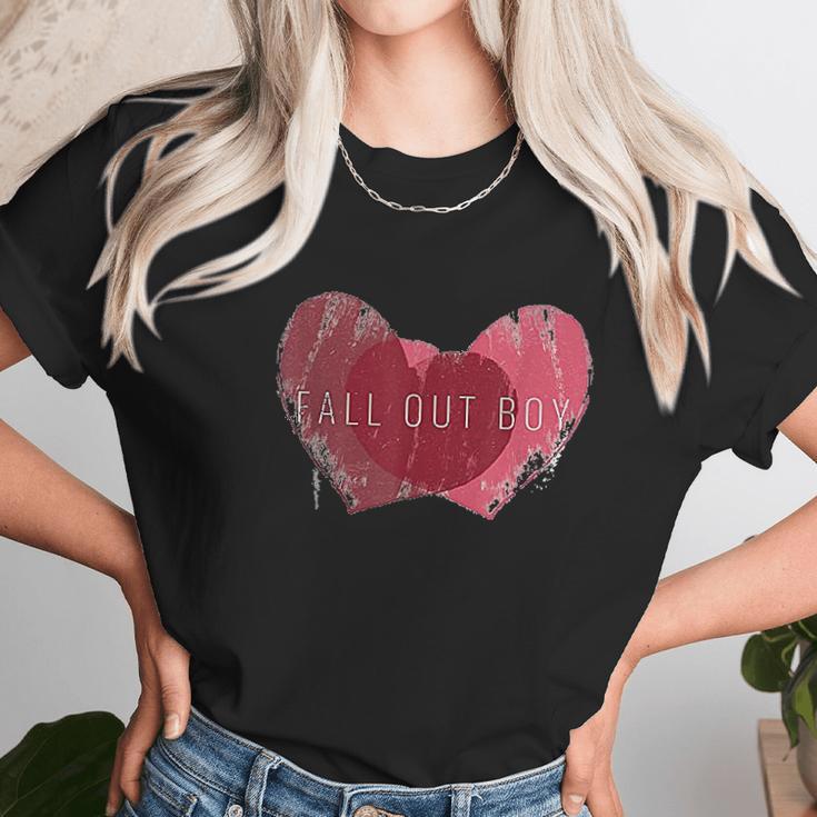 Fall Out Boy Weathered Hearts Unisex T-Shirt Gifts for Her