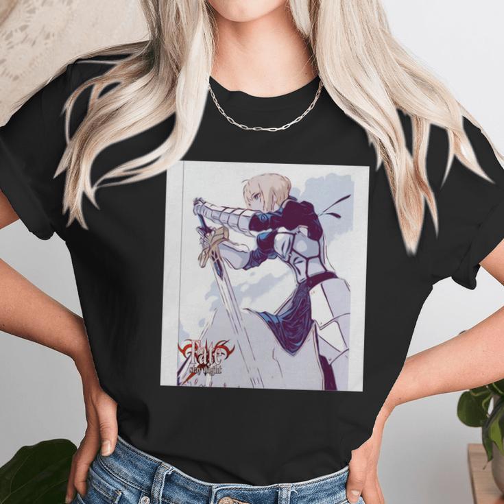 Fate Series Fatestay Night Saber SketchShirt S997 Unisex T-Shirt Gifts for Her