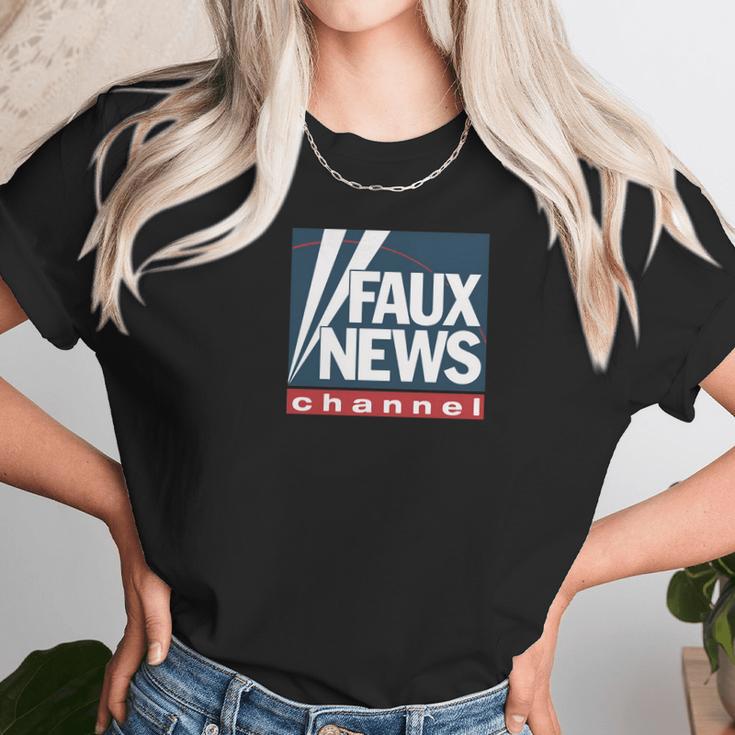 Faux News Channel Unisex T-Shirt Gifts for Her