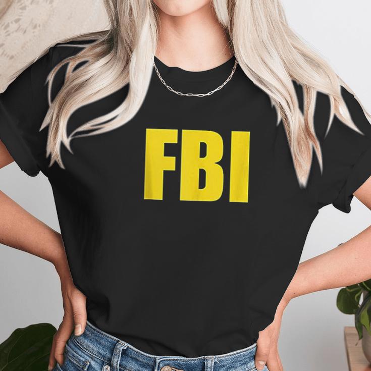 Fbi Federal Bureau Of Investigation Logo Unisex T-Shirt Gifts for Her