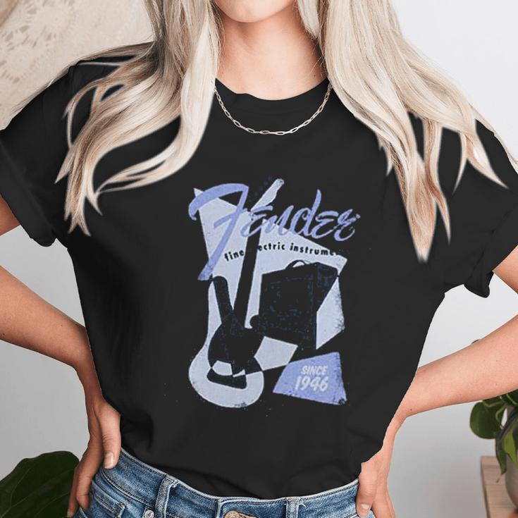 Fender Vintage Geo 1946 Unisex T-Shirt Gifts for Her