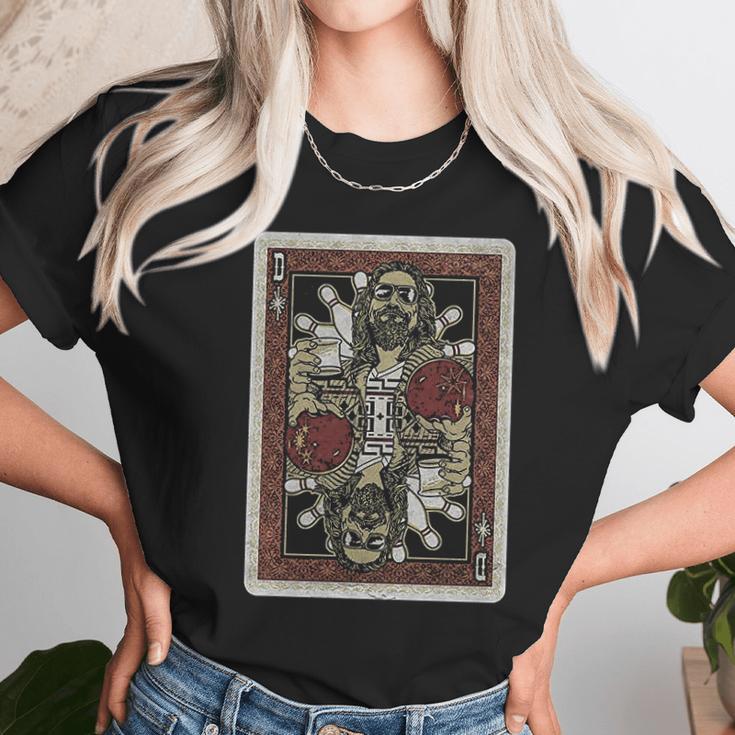 Fifth Sun The Big Lebowski Dude Playing Card Unisex T-Shirt Gifts for Her