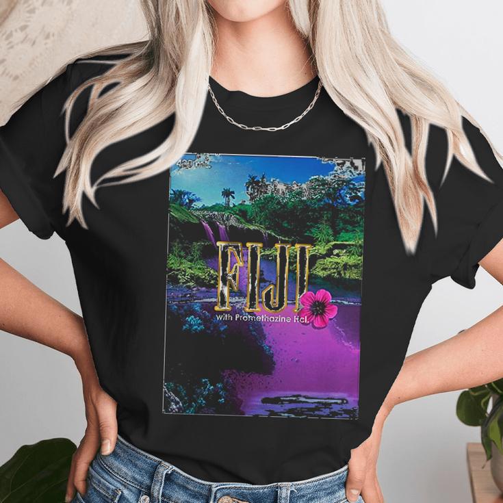 Fiji Artesian Aesthaetic On Promethazine Xanax Vaporwave Synthwave Water Unisex T-Shirt Gifts for Her