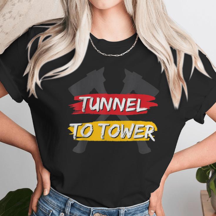 Firefighter Tunnel To Tower Firefighter Unisex T-Shirt Gifts for Her