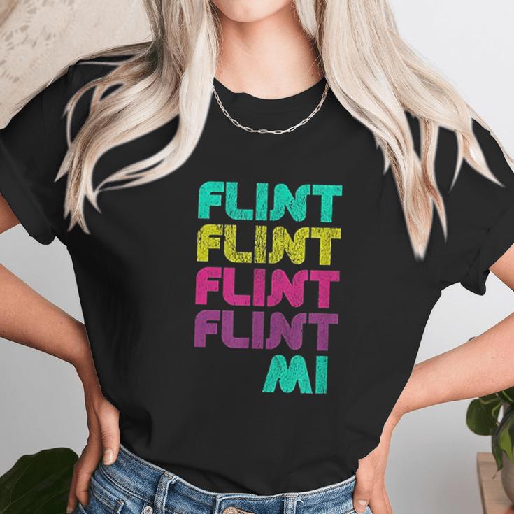 Flint Michigan Fun Gift From Your Hometown Unisex T-Shirt Gifts for Her