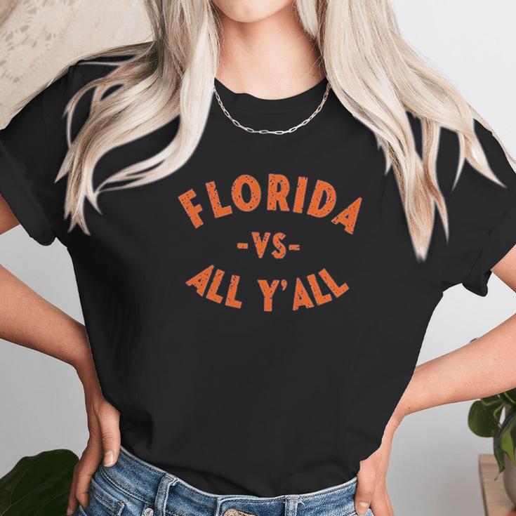 Florida Vs All Yall - Represent The Gator State Unisex T-Shirt Gifts for Her