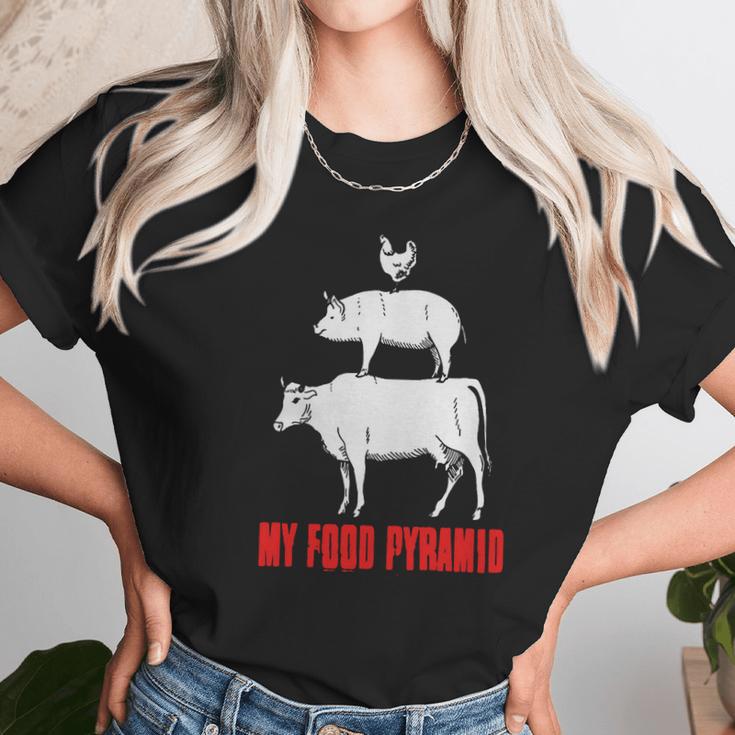 My Food Pyramid Shirt - Meat Lover Tshirt Unisex T-Shirt Gifts for Her