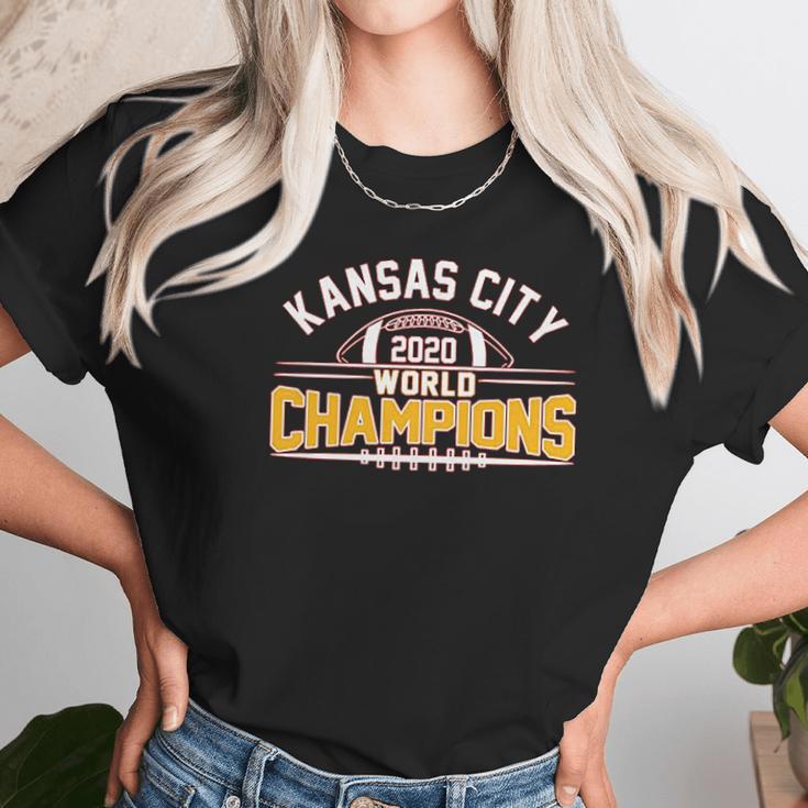 Football Fans World Champions Championship Unisex T-Shirt Gifts for Her