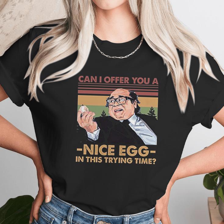 Frank Reynolds Can I Offer You A Nice Egg In This Trying Time Unisex T-Shirt Gifts for Her