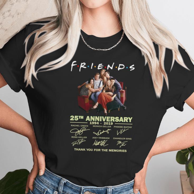 Friends Tv Show 25Th Anniversary 19942019 Signatures Unisex T-Shirt Gifts for Her