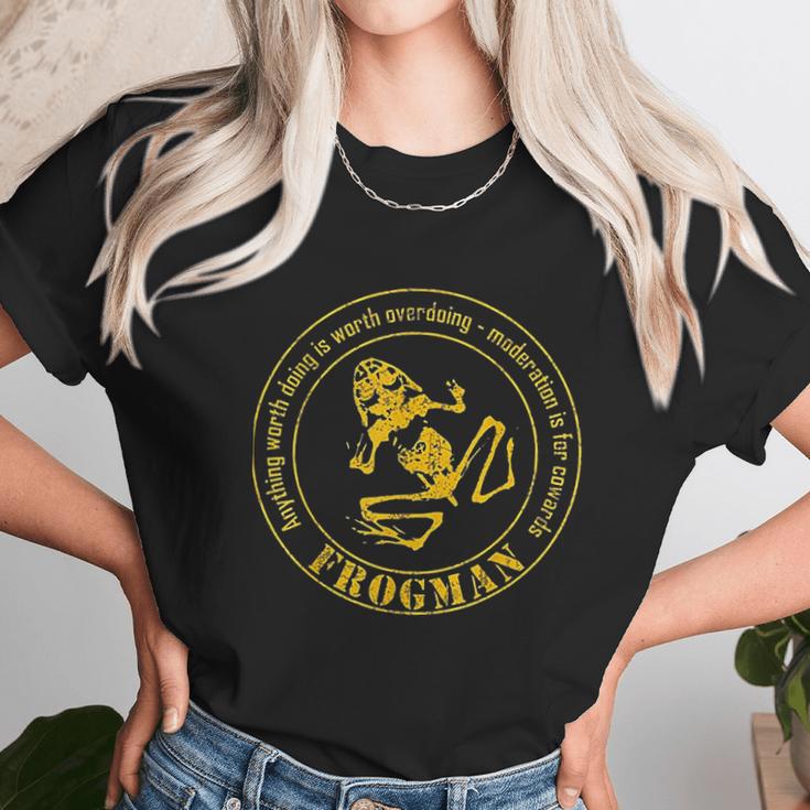 Frogman Diver Unisex T-Shirt Gifts for Her