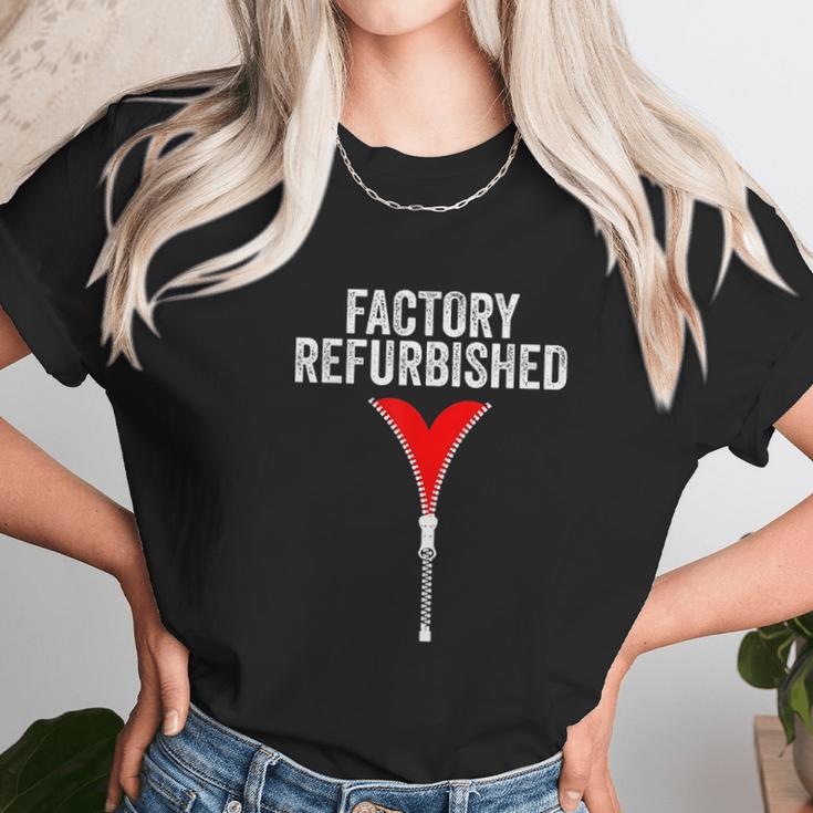 Funny Factory Refurbished Gift Open Heart Surgery Survivors Unisex T-Shirt Gifts for Her