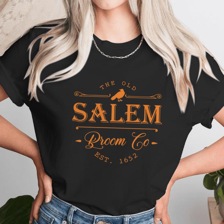 Funny Halloween Halloween Old Salem Broom Company Halloween Party Witch Hal Unisex T-Shirt Gifts for Her