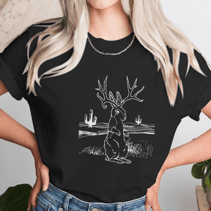 Funny Jackalope Unisex T-Shirt Gifts for Her