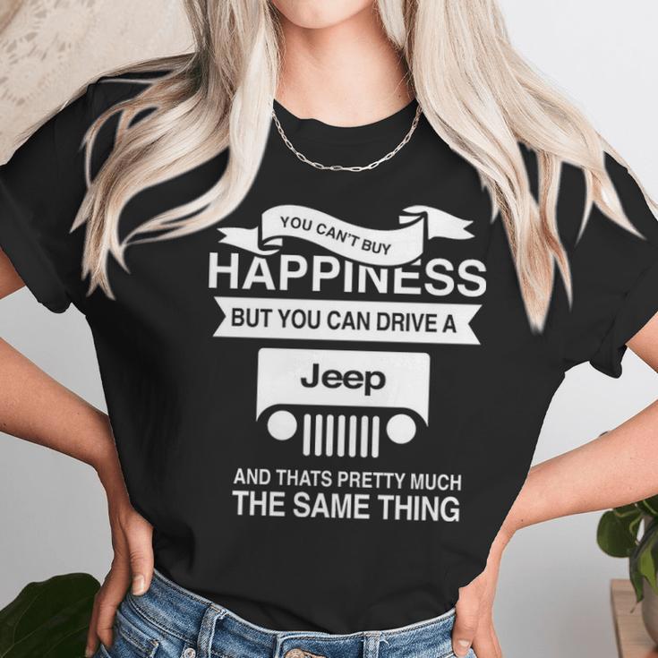 Funny Jeep S You Can Buy Happiness Unisex T-Shirt Gifts for Her