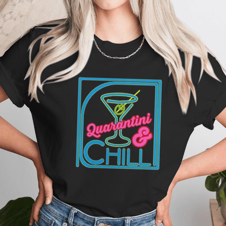 Funny Social Distancing And Chill Unisex T-Shirt Gifts for Her