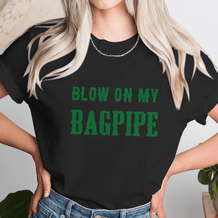 Funny St Patricks Day Bagpipe For Men St Paddy Unisex T-Shirt Gifts for Her