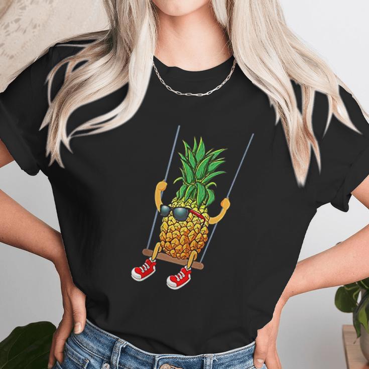 Funny Swinging Pineapple Swinger Unisex T-Shirt Gifts for Her