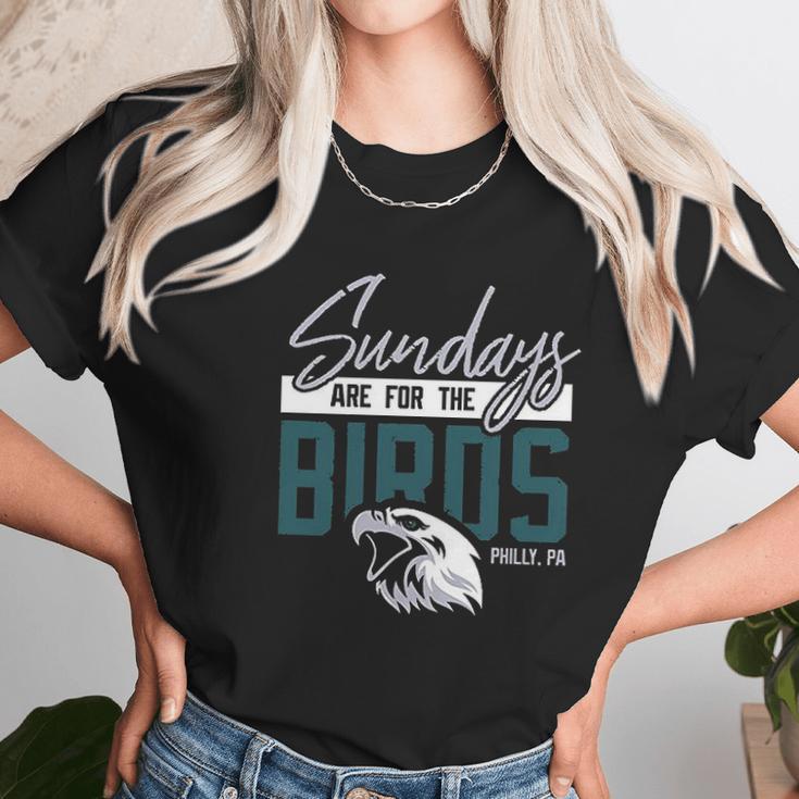 Game On Apparel Sundays Are For The Birds Philly Unisex T-Shirt Gifts for Her