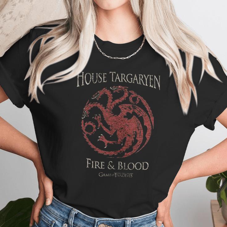 Game Of Thrones House Targaryen Fire Blood Unisex T-Shirt Gifts for Her