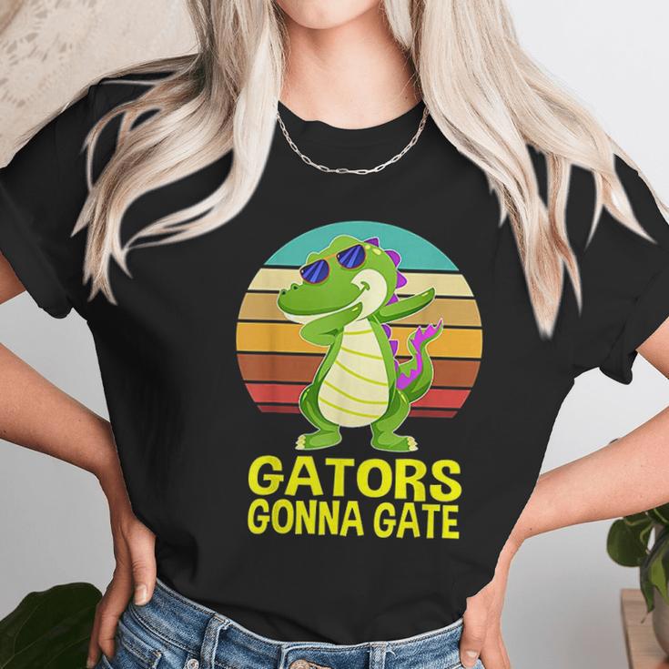 Gators Gonna Gate Crocodile Alligator Gifts Unisex T-Shirt Gifts for Her