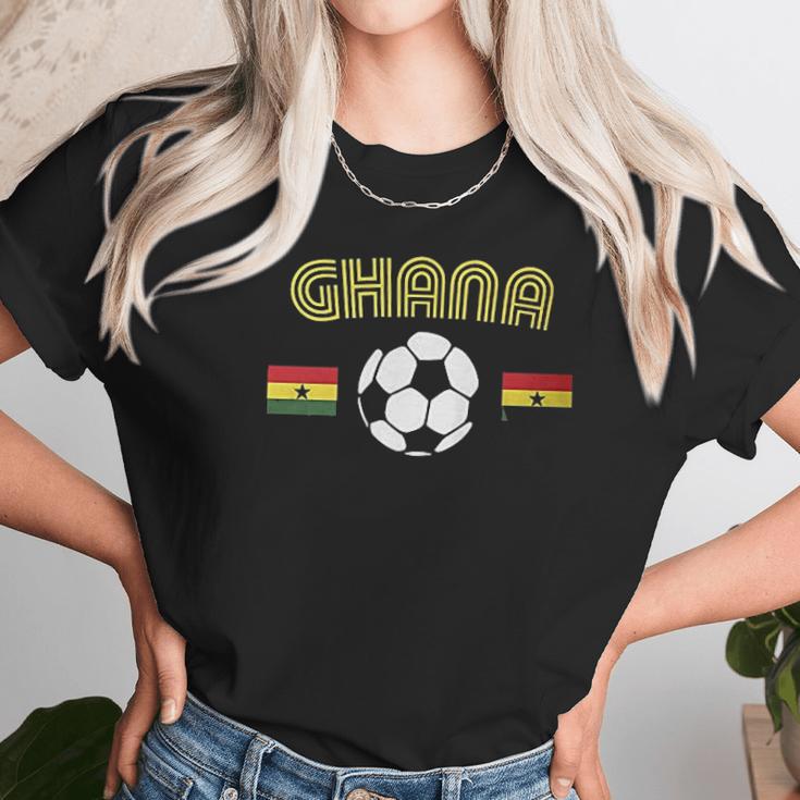 Ghana Soccer Love Ghanaian Football Pride Unisex T-Shirt Gifts for Her