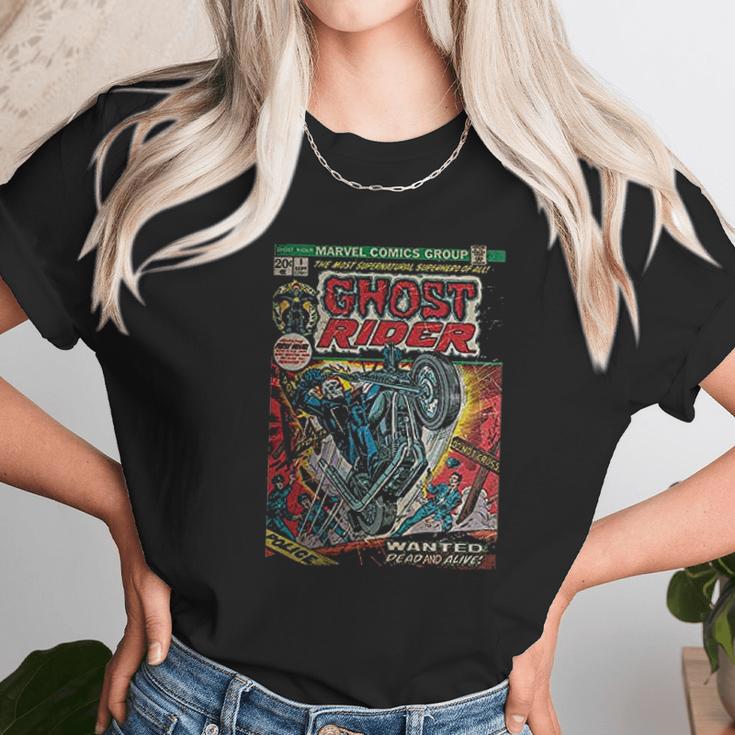 Ghost Rider Comic Art Unisex T-Shirt Gifts for Her