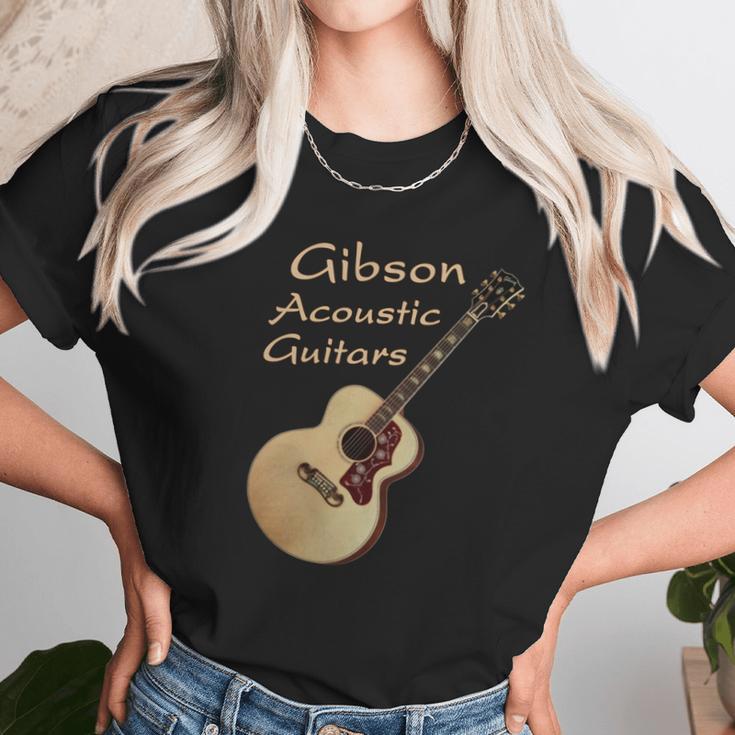 Gibson AcousticShirt Unisex T-Shirt Gifts for Her