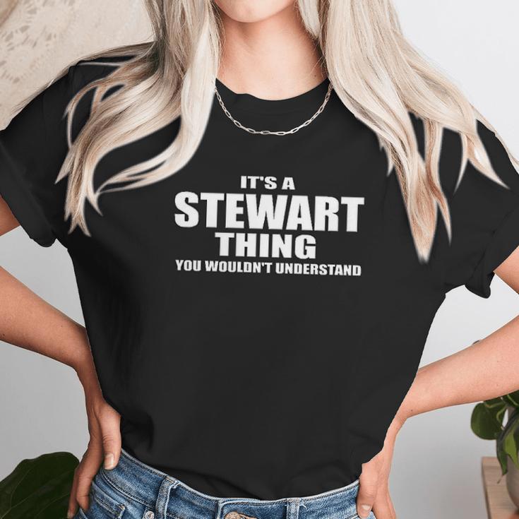 Gildan Stewart Thing Black Unisex T-Shirt Gifts for Her