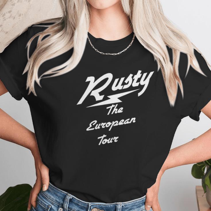 The Goozler Rusty European Tour Unisex T-Shirt Gifts for Her