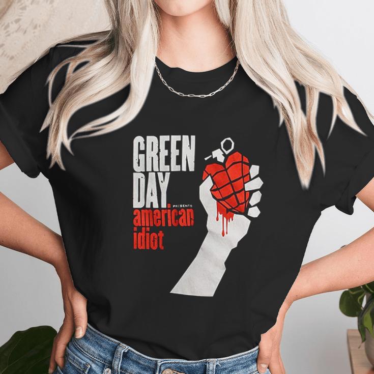 Green Day American Idiot Album Cover Unisex T-Shirt Gifts for Her