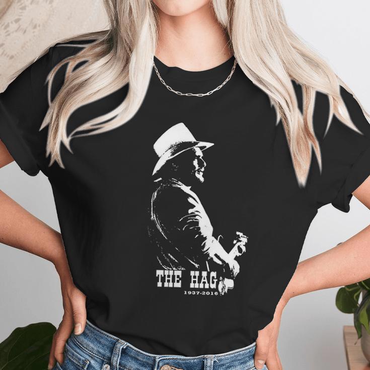 Grozinrel Merle Haggard The Hag 1937 2016 Unisex T-Shirt Gifts for Her