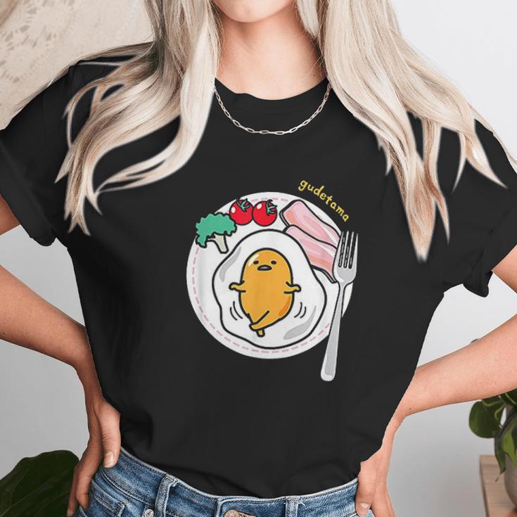 Gudetama Whatever Breakfast Plate Unisex T-Shirt Gifts for Her