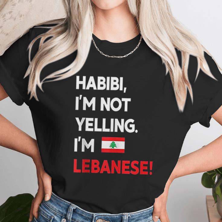 Habibi I Am Lebanese Unisex T-Shirt Gifts for Her