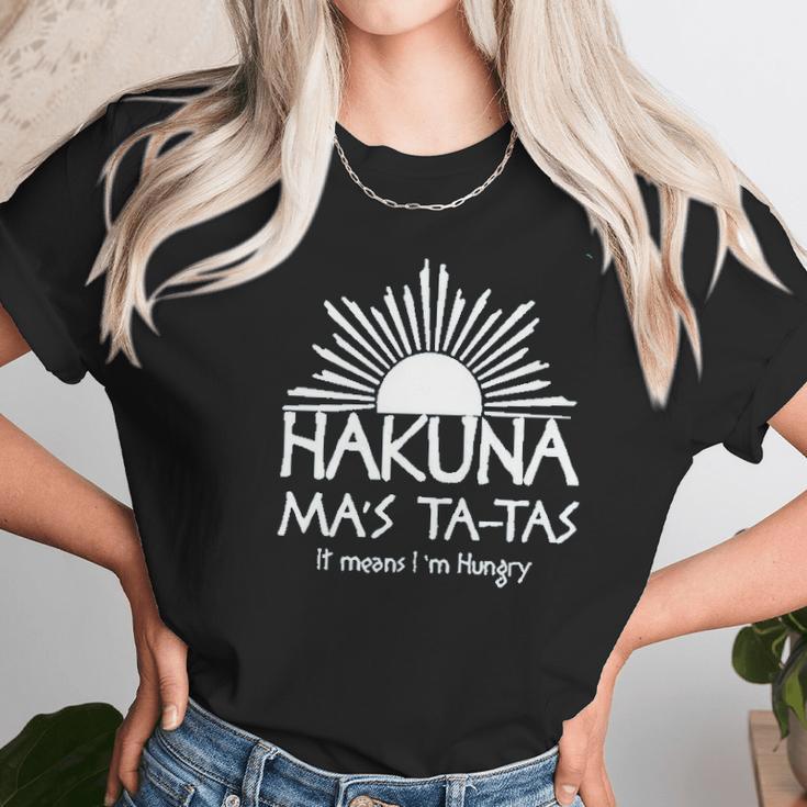 Hakuna Mas Tatas Parody Funny Romper Unisex T-Shirt Gifts for Her