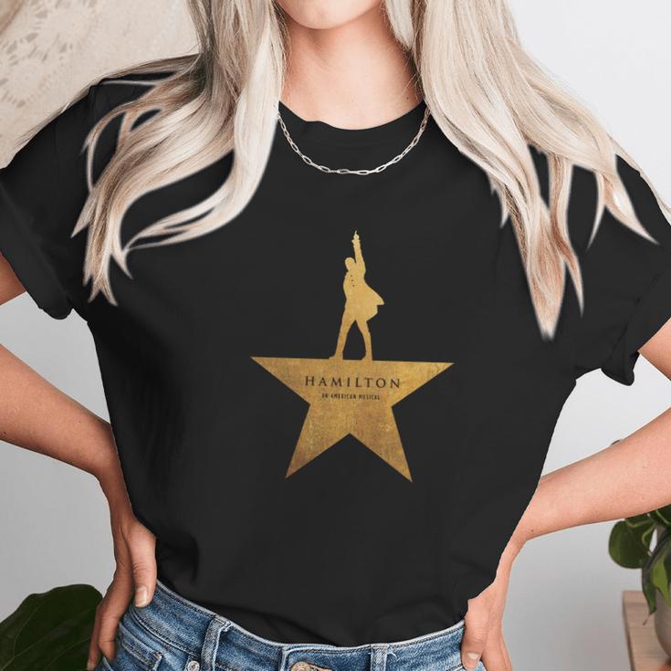 Hamilton Gold Star Unisex T-Shirt Gifts for Her