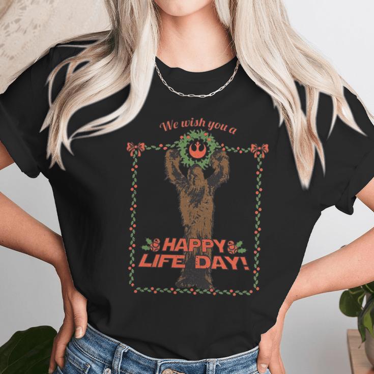 Happy Life Day From Chewie T-Shirt Unisex T-Shirt Gifts for Her