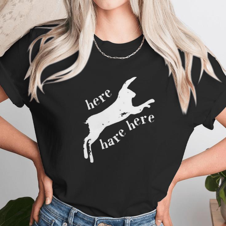 Here Hare Here Monty Python Unisex T-Shirt Gifts for Her