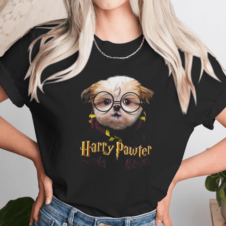 Harry Pawter Cute And Funny Shih Tzu Puppy Dog Lover Unisex T-Shirt Gifts for Her