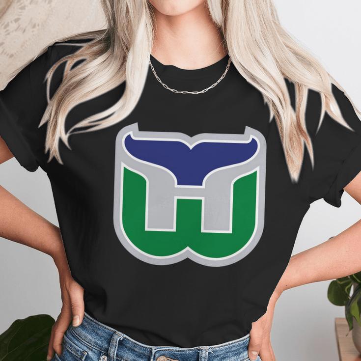 Hartford Whalers Hockey Retro 2 Unisex T-Shirt Gifts for Her