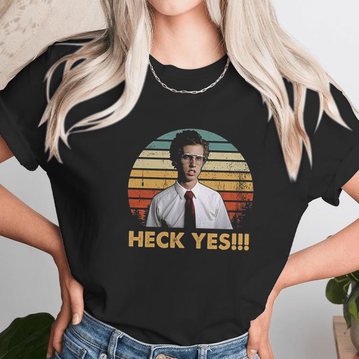 Heck Yes Vintage Napoleon Lovers Dynamite Fan Movie Unisex T-Shirt Gifts for Her