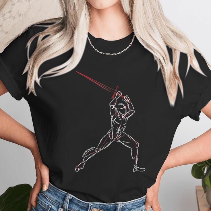 Hema Male Fencing Sketch Unisex T-Shirt Gifts for Her