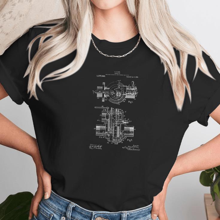 Henry Ford Carburetor Automotive Unisex T-Shirt Gifts for Her