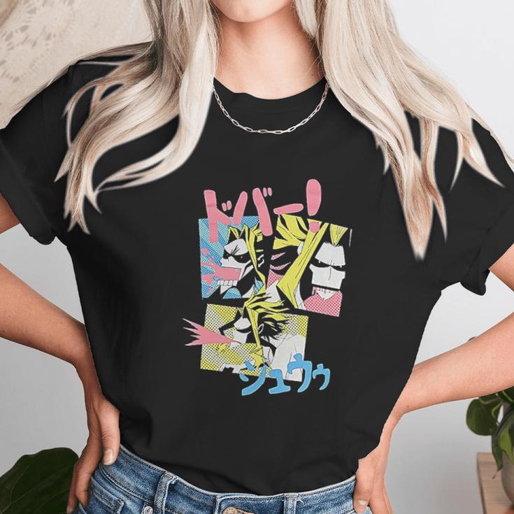 My Hero Academia All Might Blood Anime Manga Unisex T-Shirt Gifts for Her